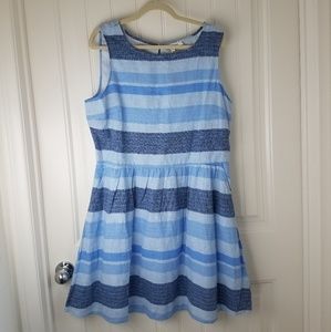 Sleeveless Blue Dress